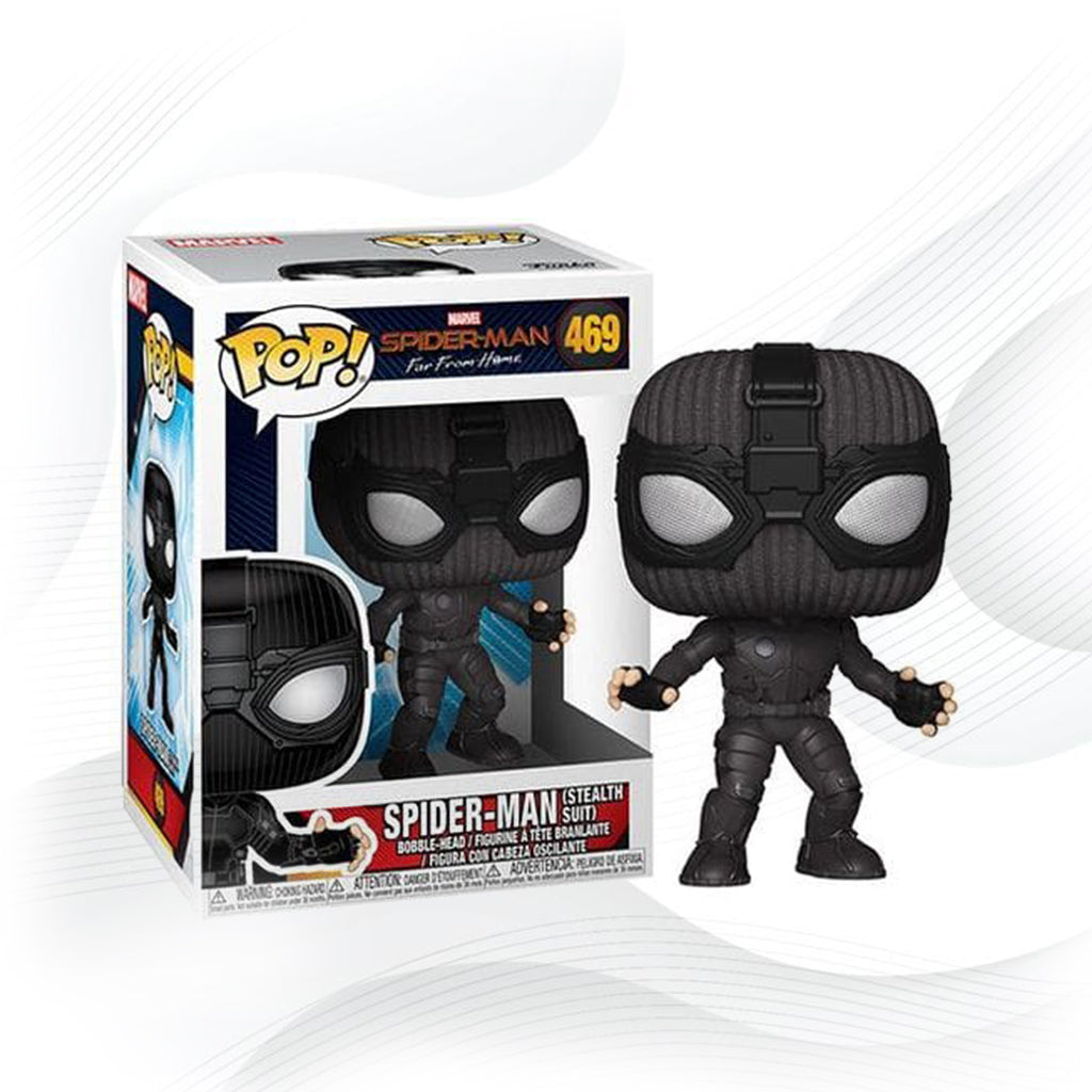 Funko Pop Marvel Spider-Man with Stealth Suit 469 – Pop Collector / Magasin Funko  Pop / Loungefly / Soda