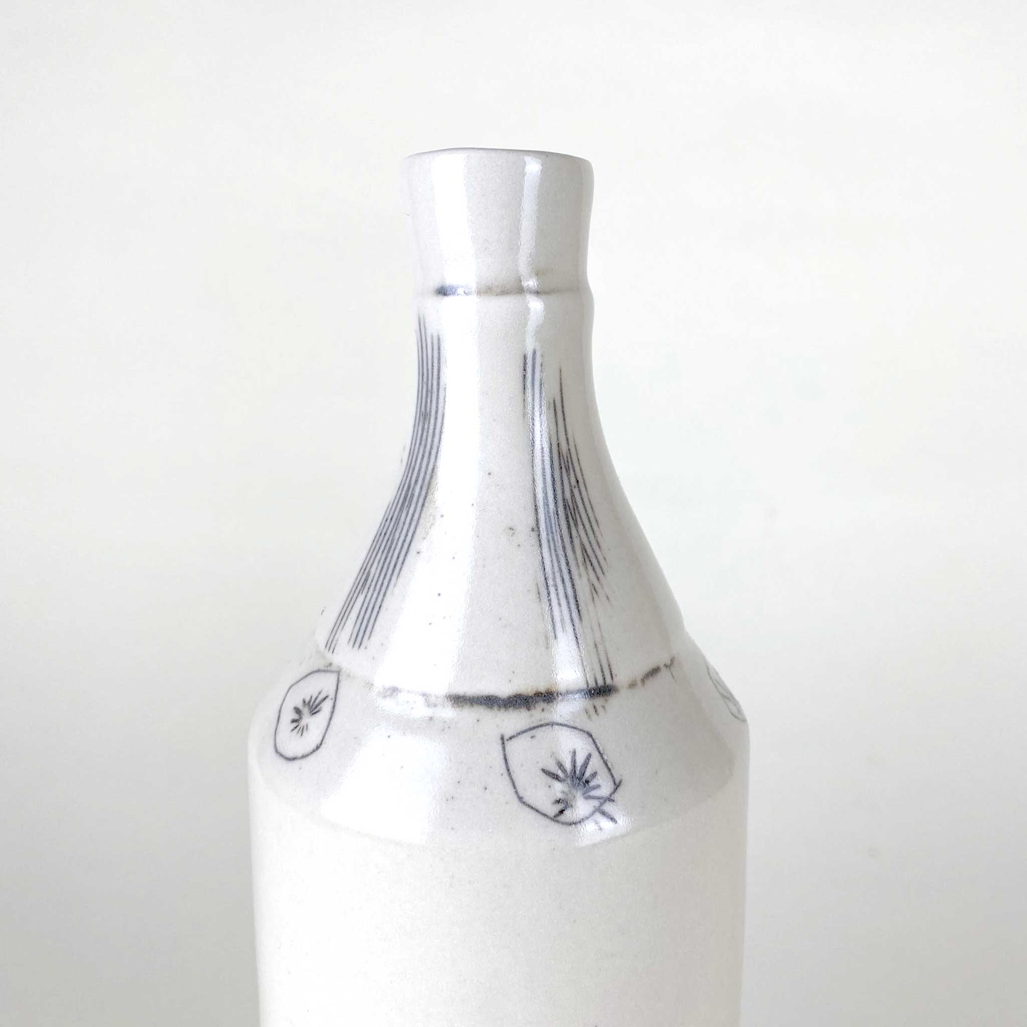 White Dragonfly Bottle from Barb Campbell