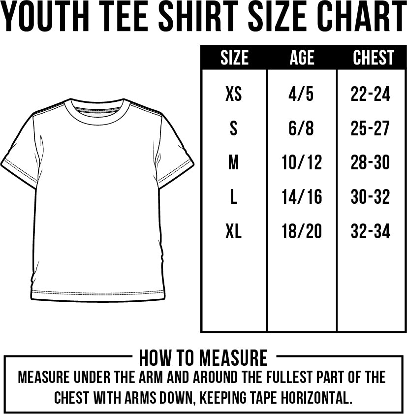 Youth Size Chart