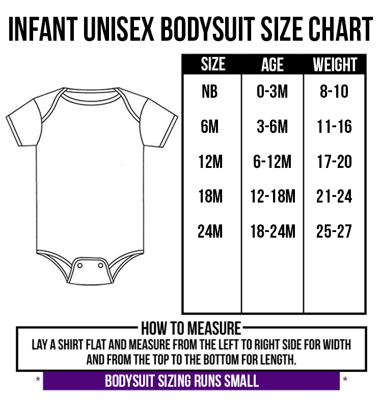 Bodysuit Size Chart