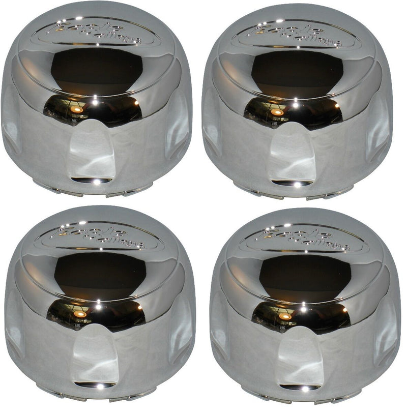 SET OF 4 DUALLY FITS SOME ALCOA EAGLE 8 LUG WHEEL CENTER CAPS