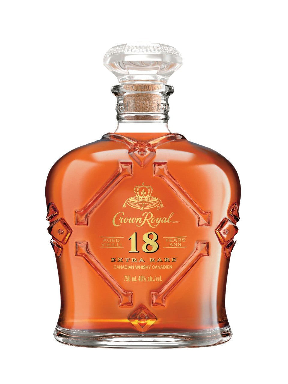 Crown Royal Extra Rare 18 Year Old Canadian Whisky