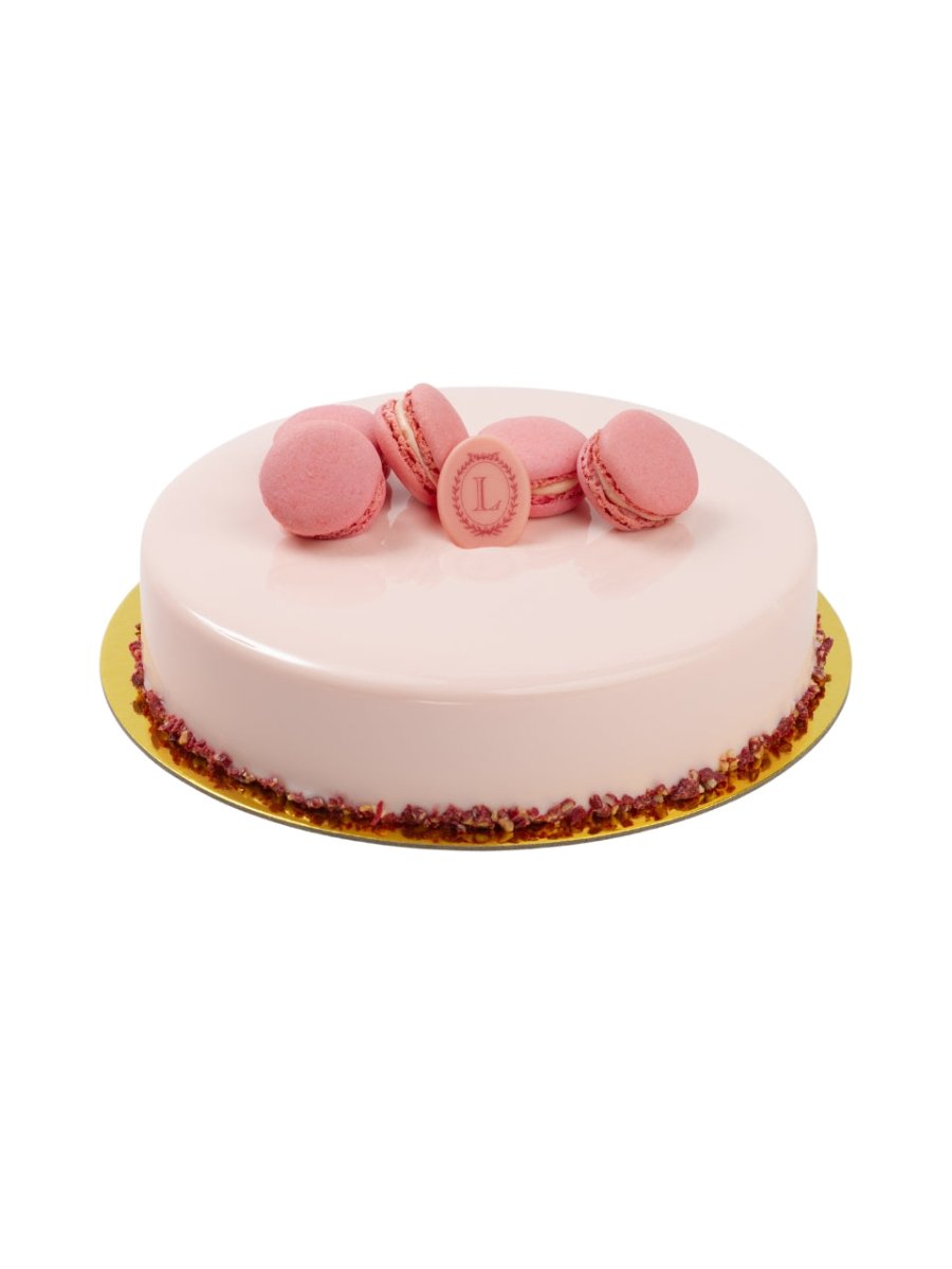 Ladurée Rose Macaron Cake