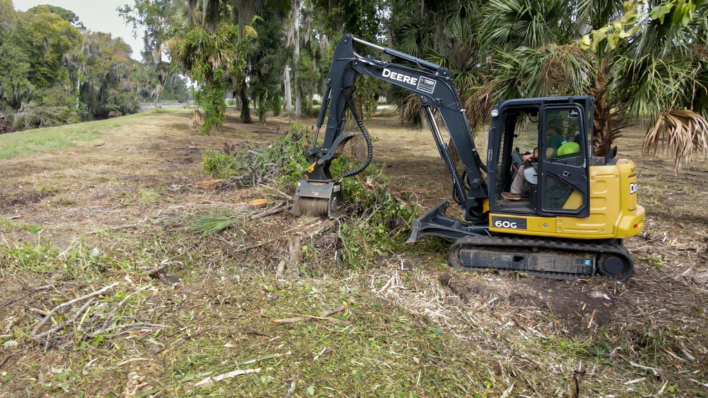 Best Forestry Mulching Cutter-head for a Mini Excavator