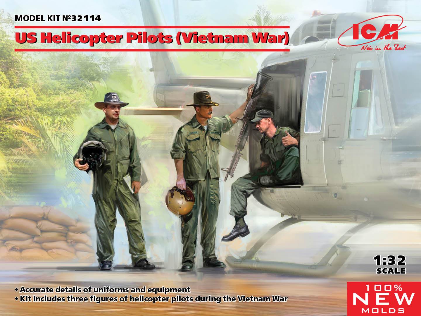 Icm 1:32 Us Helicopter Pilots (Vietnam) — Htdirect