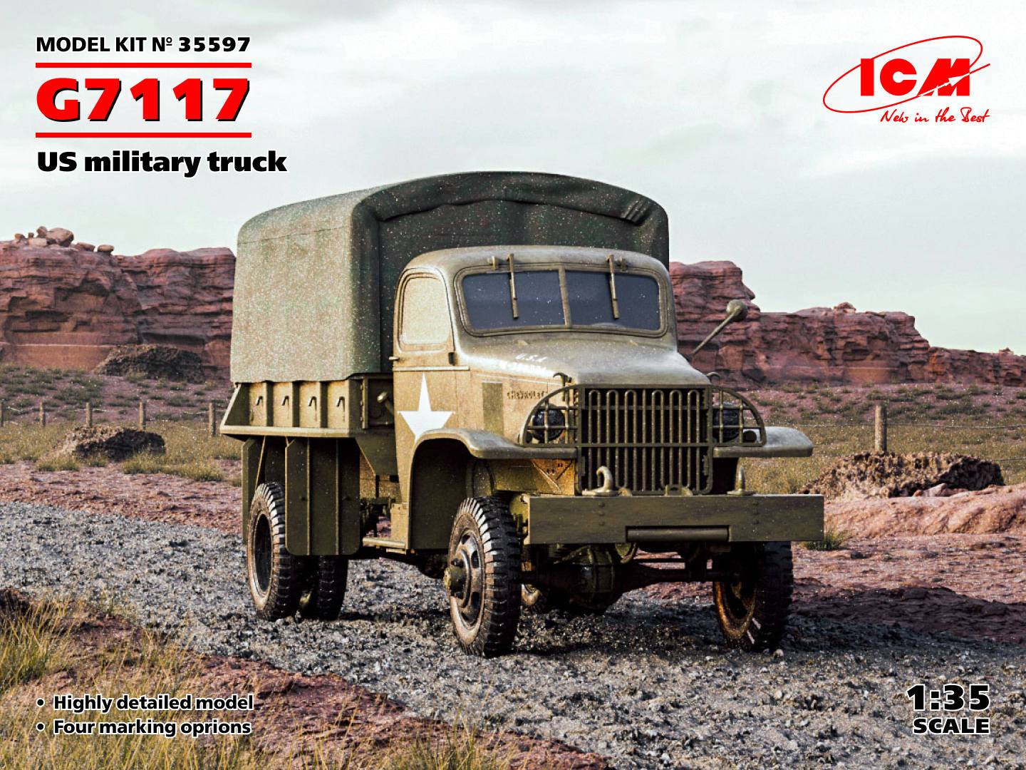 Icm 1:35 G7117 Us Military Truck — Htdirect