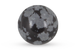 Snowflake Obsidian Bead Voltlin Spiritual Healing Crystals & Gemstones Jewelry