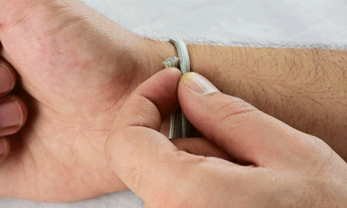 Measuring your wrist, Step 2