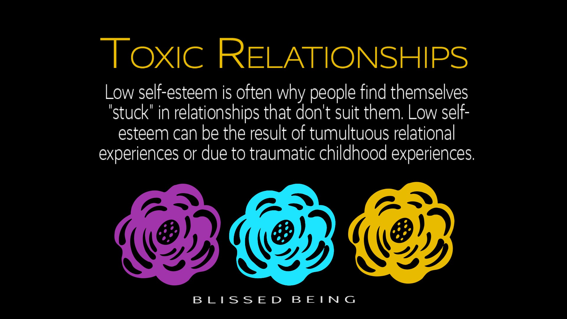 Low self-esteem in toxic relationships