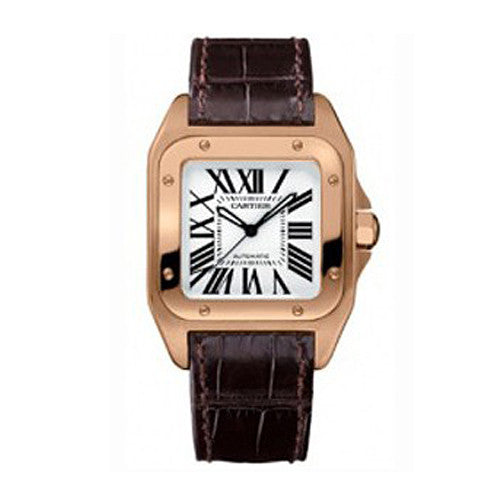 cartier santos 100 rose gold