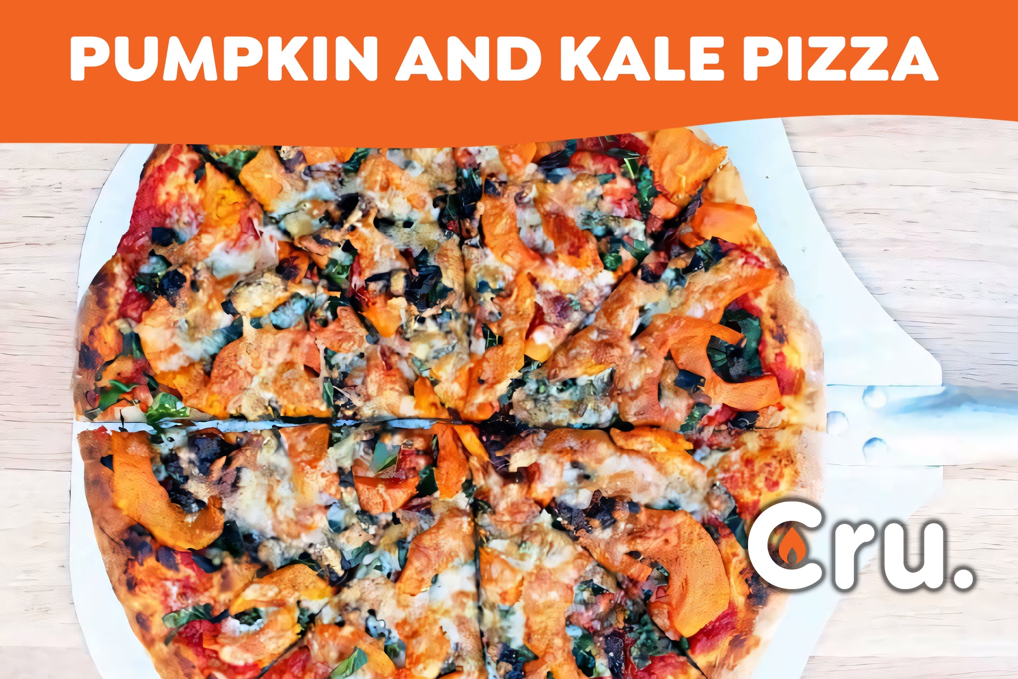 pumpkin and kale pizza