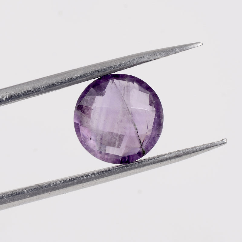 136.10 Carat Purple Color Round Amethyst Gemstone