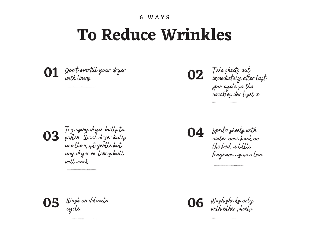 Wrinkle free sheet