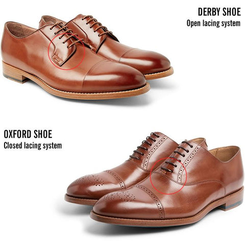 brown derby shoes