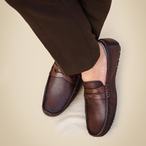 semi formal loafer shoes for men