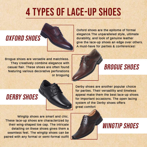 type of lace up shoes