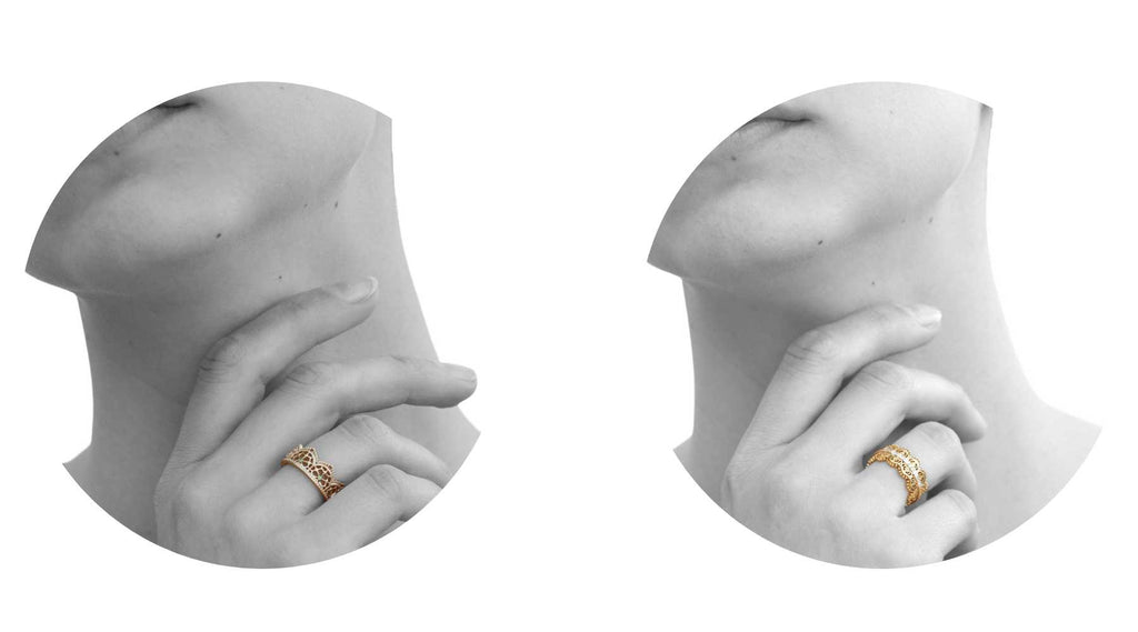 Eternity adjustable rings for women