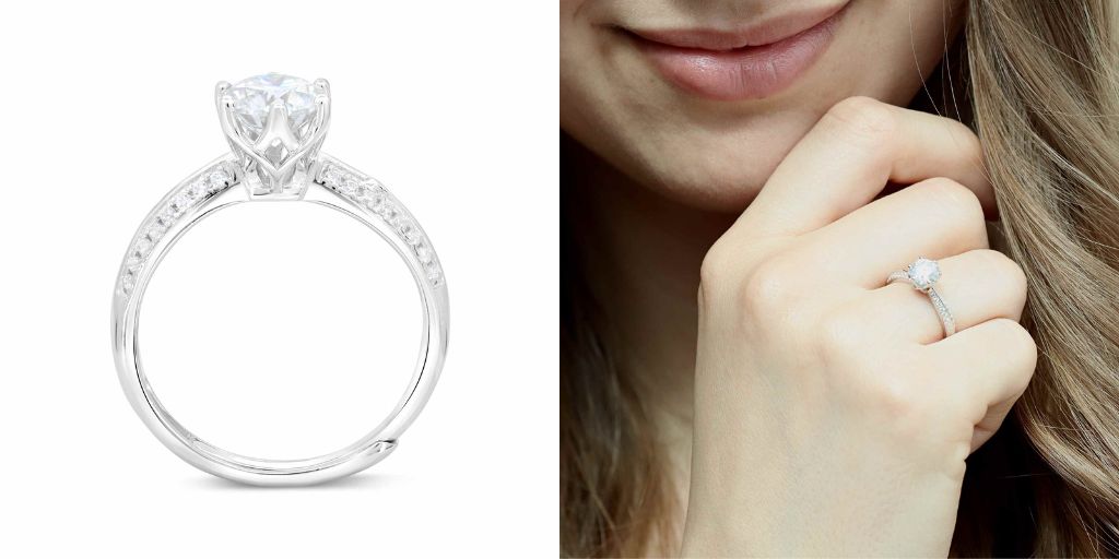MOISSANITE ENGAGEMENT RINGS - EVERYTHING YOU NEED TO KNOW ABOUT & HOW TO