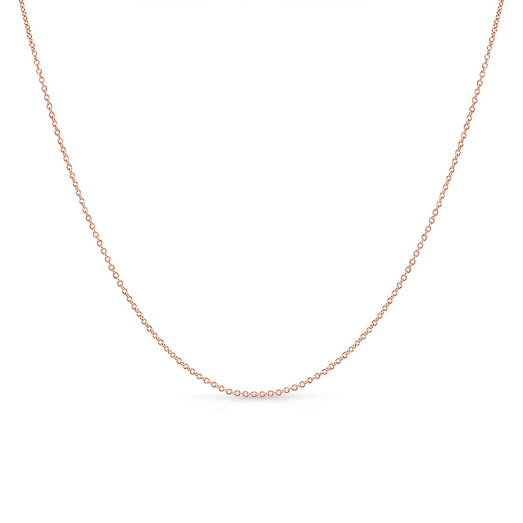 Satinski 18K gold simple classic chain necklace
