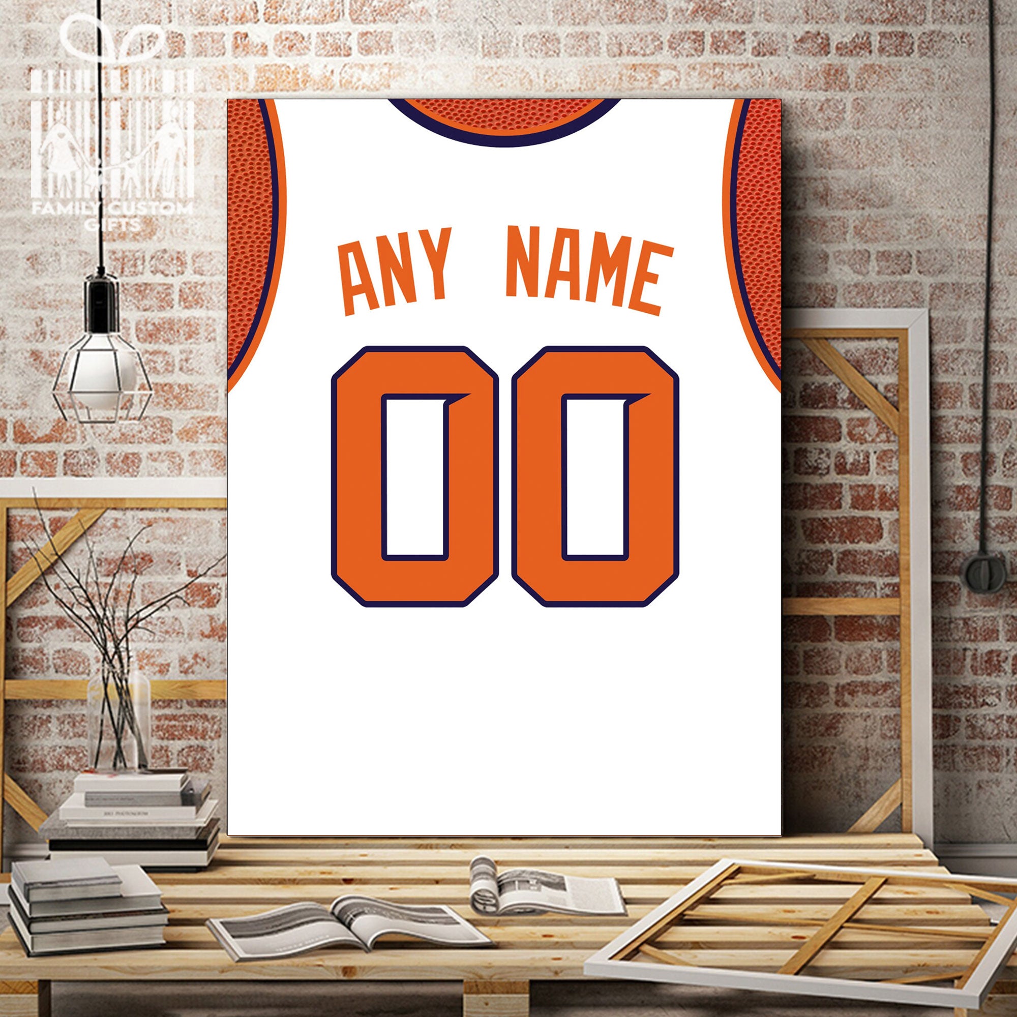 Phoenix Suns Jersey Custom Canvas Print Wall Art for Boy Girl Men Wome –  FAMILY GIFTS