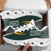 Thumbnail for Green Bay Custom Personalized Max Soul Sneakers Running Sport Shoes for Men Women