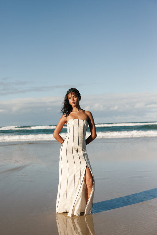 Collective Dress - Ravello Maxi Dress - Cream featured image