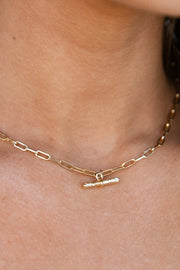 ACCESSORIES @Selle 18k Gold Plated Necklace - Gold