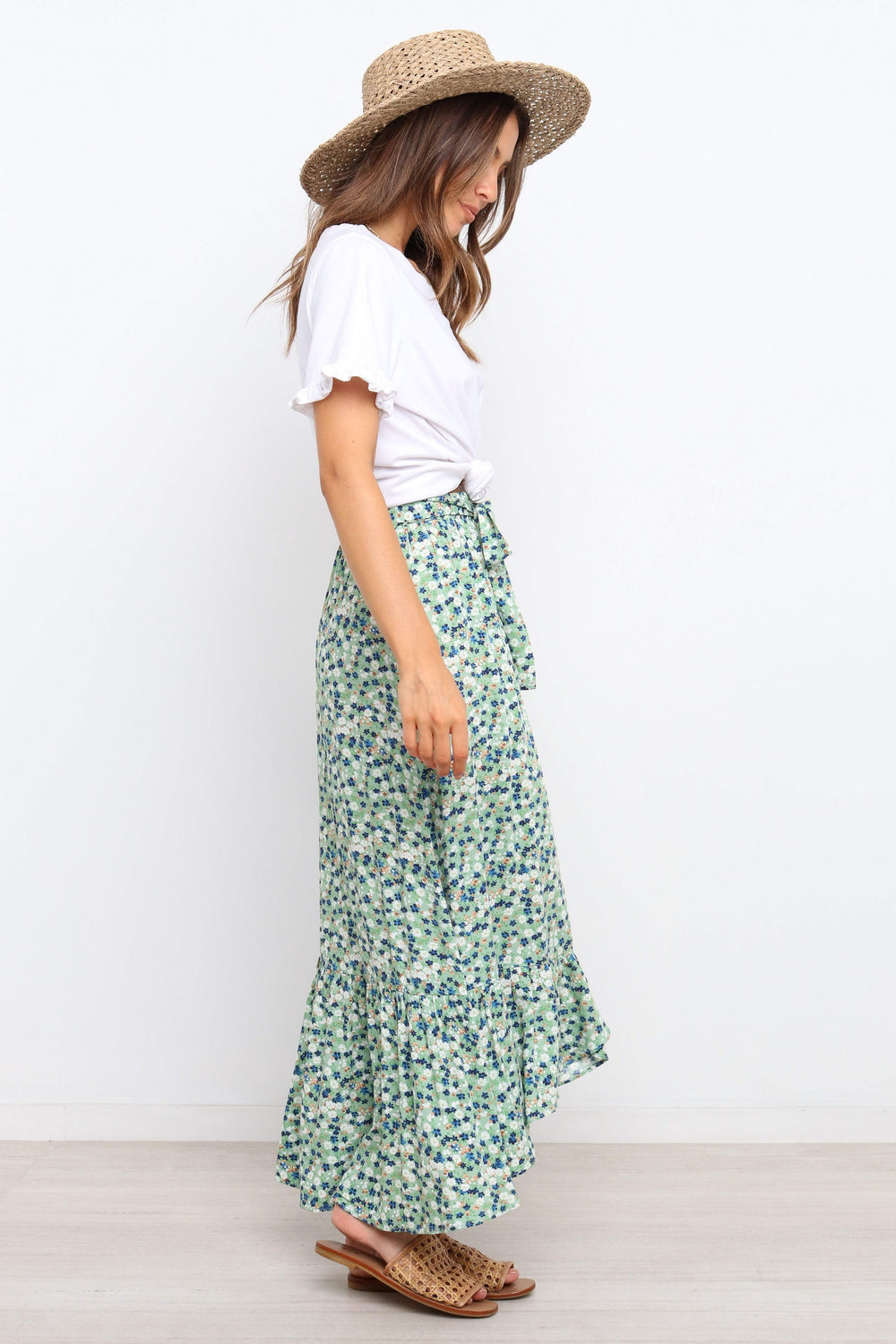 Cayden Skirt - Green - Petal & Pup