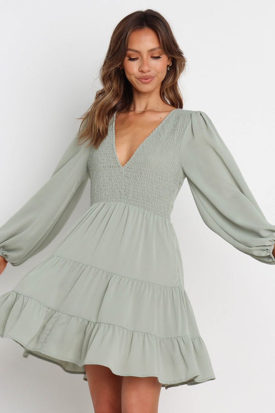 Lumous Dress - Sage - Petal & Pup