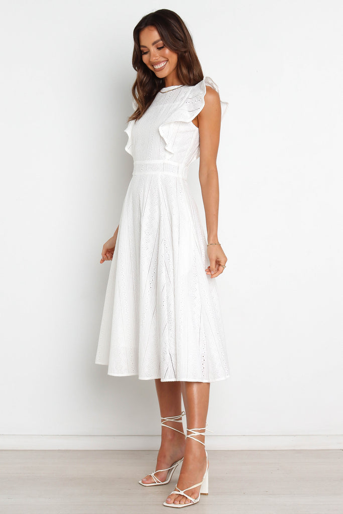 Marlee Dress - White - Petal & Pup