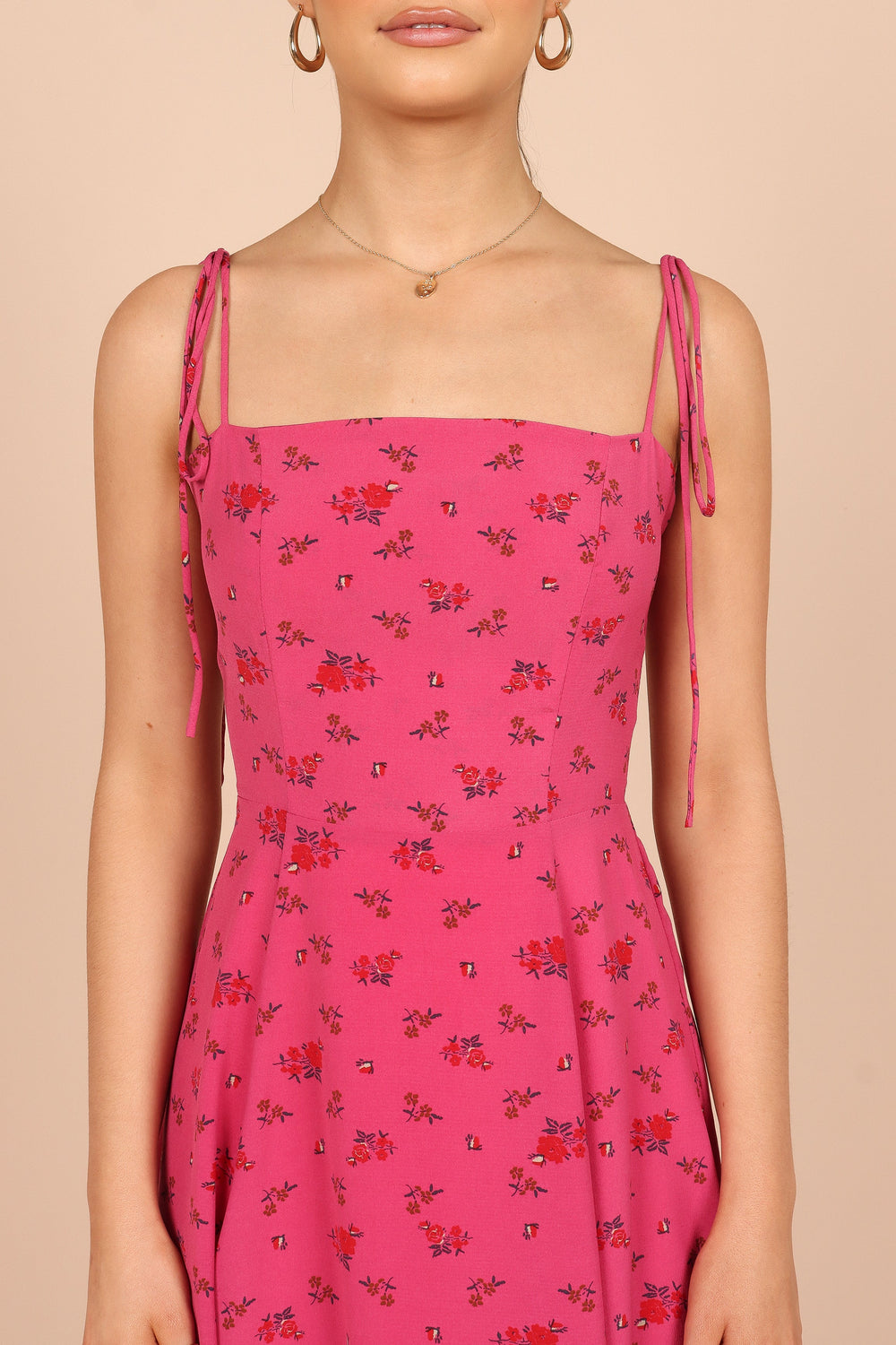 Heart Petal Midi Dress-