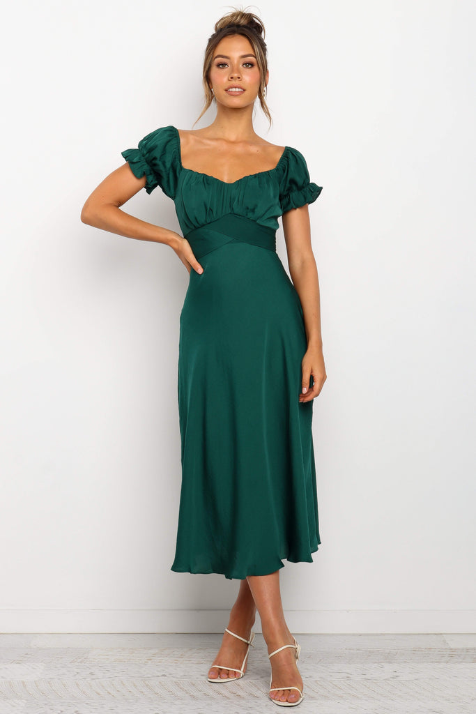 Oralie Dress - Emerald - Petal & Pup