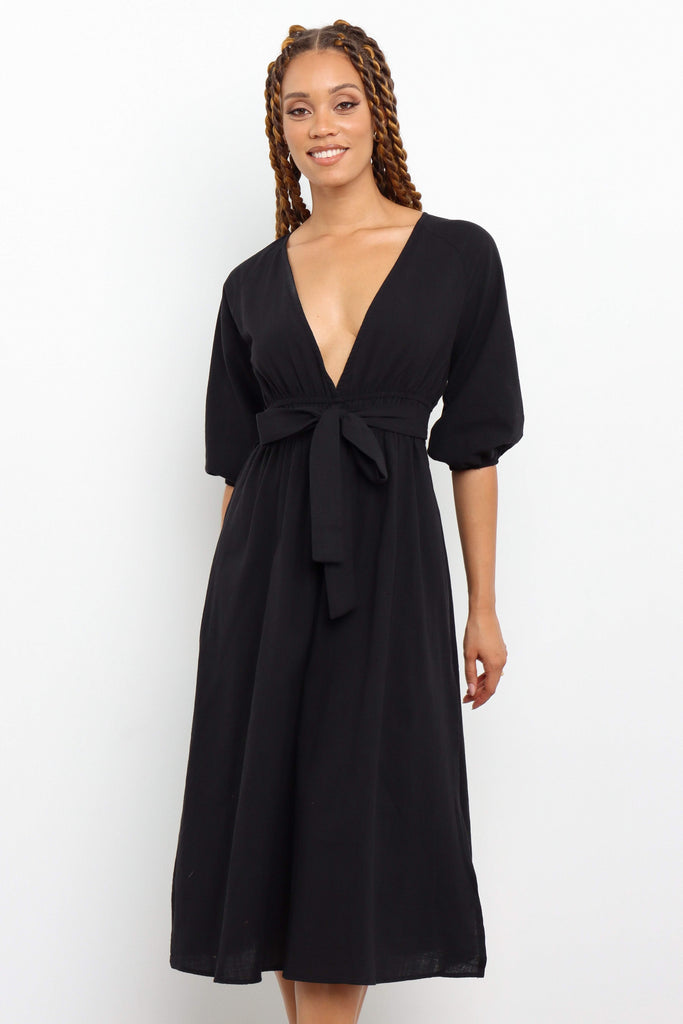 Pipin Dress - Black - Petal & Pup