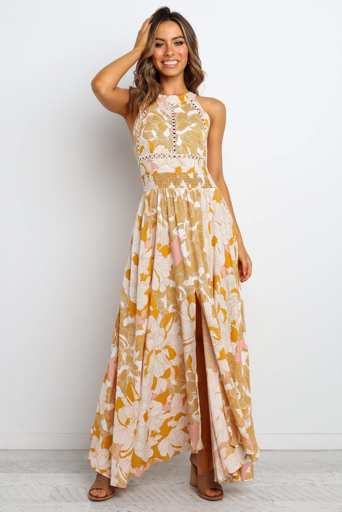 Zavrina Dress - Yellow - Petal & Pup