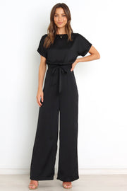 Georgie Halter Jumpsuit - Red