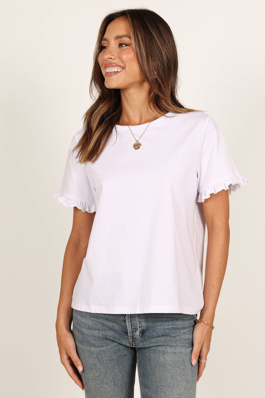 Milo Top - White - Petal & Pup