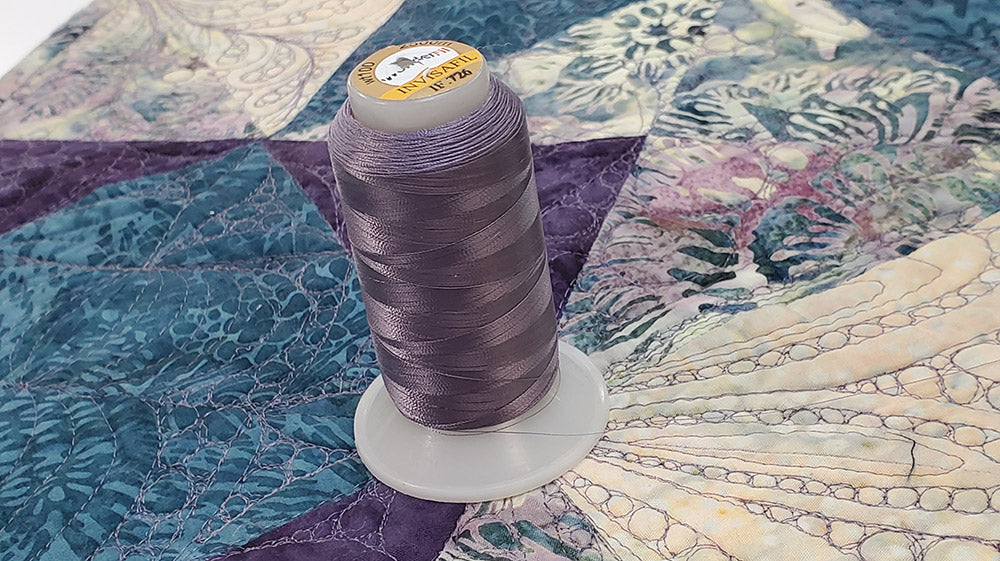 WonderFil InvisaFil Thread Spool - Free Motion Quilting