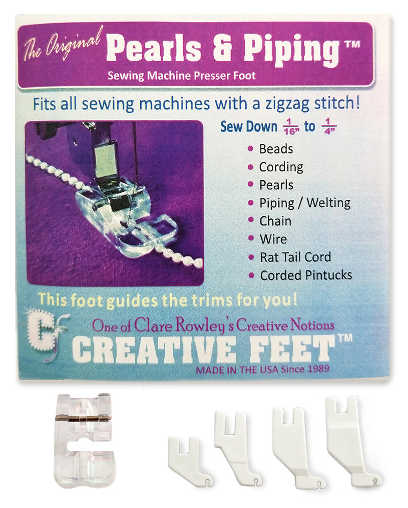 Creative Feet Pearls And Piping Foot Sewing Machine Feet 9374