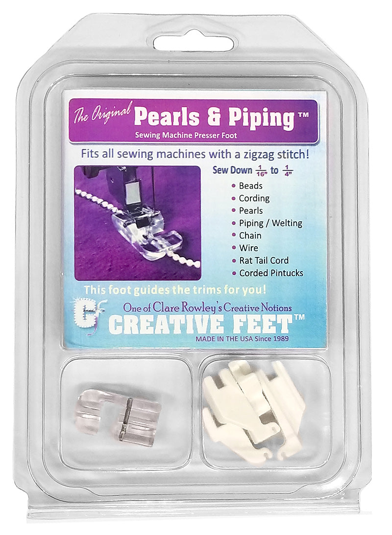 Creative Feet Pearls And Piping Foot Sewing Machine Feet 