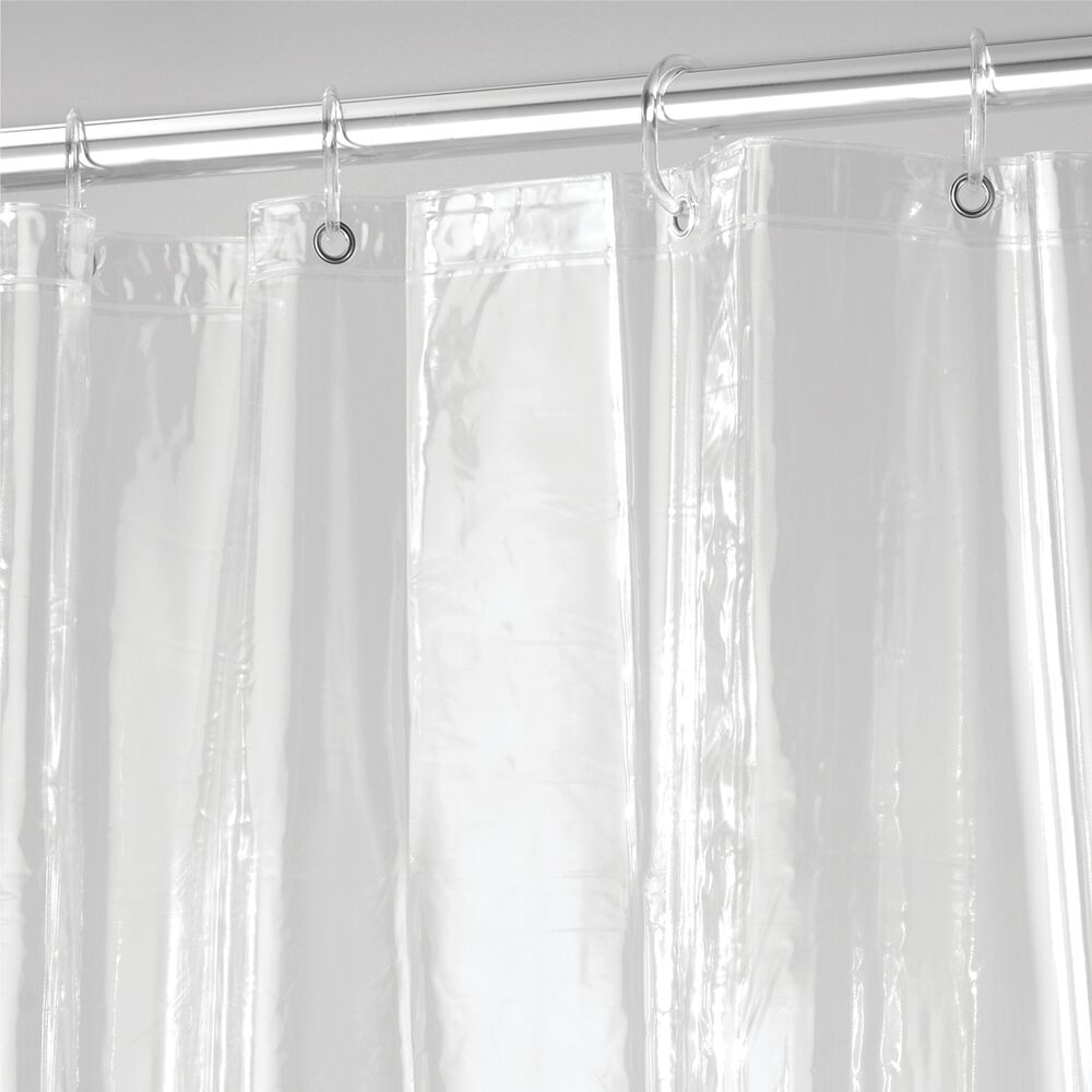 Gilly Dot PEVA Shower Curtain, Mold & Mildew Resistant, Metallic