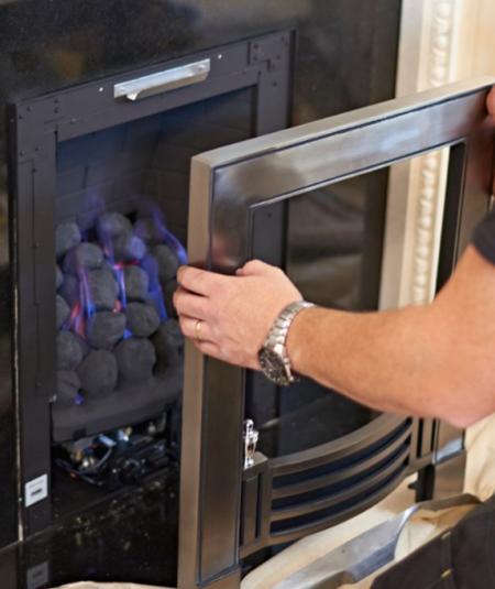Repairing and servicing gas fires