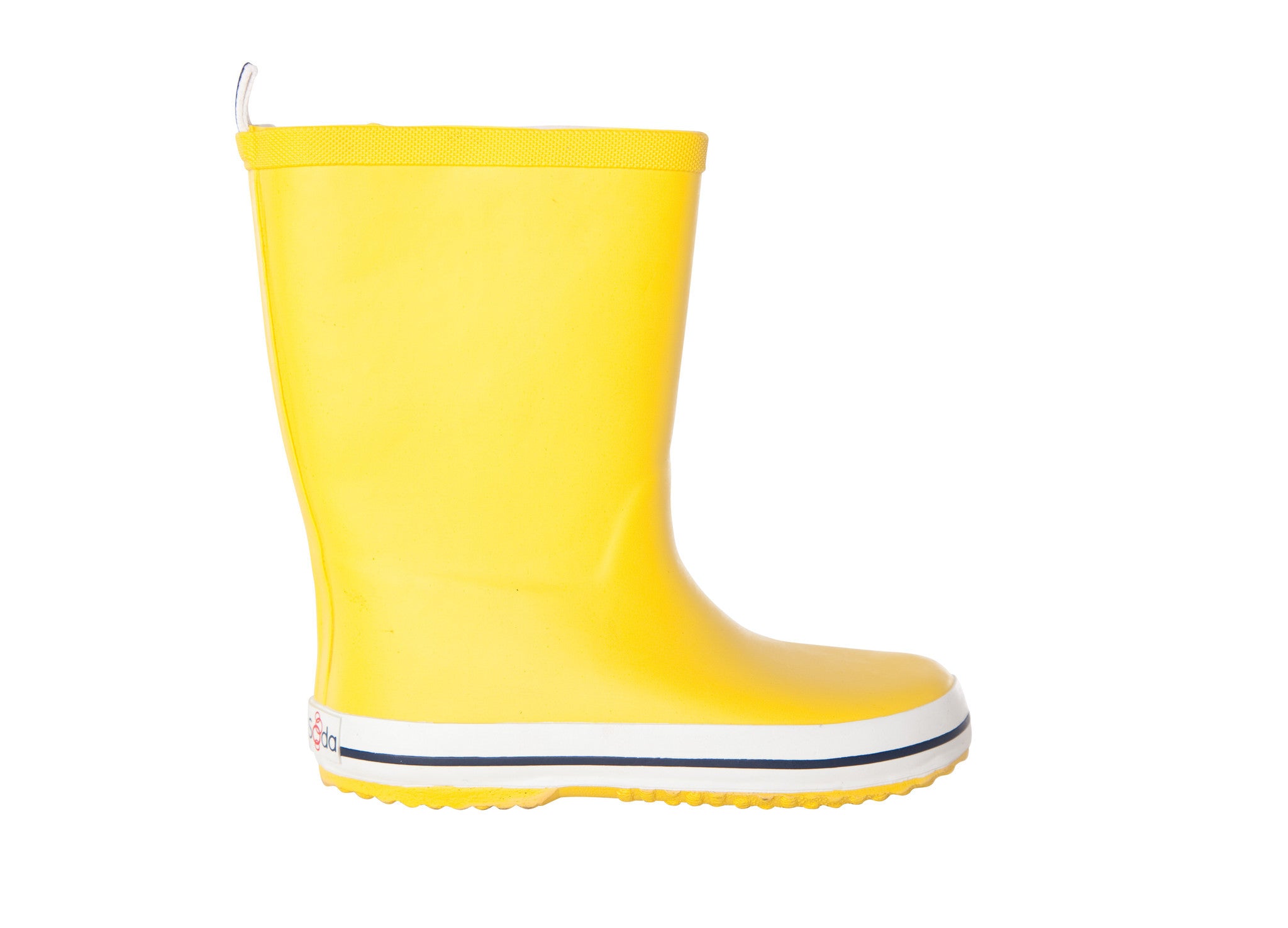 Kids Tall Rubber Gumboots - Yellow, by French Soda – Puddlebug