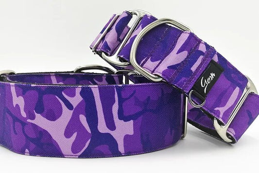 Gosk Collar Martingale Camuflaje Lila