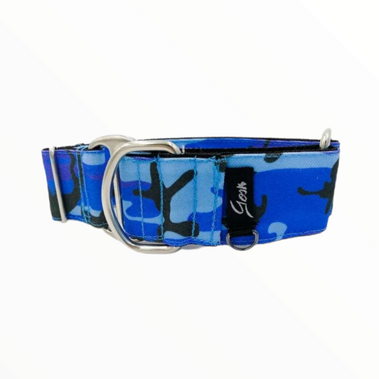 Gosk Collar Martingale Camuflaje Azul