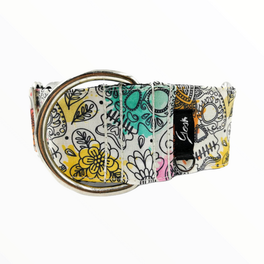 Gosk Collar Martingale pastel calaveras