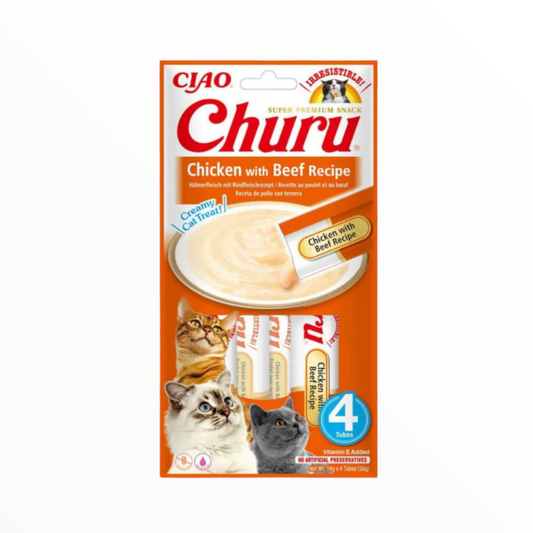 Churu crema Pollo con Ternera