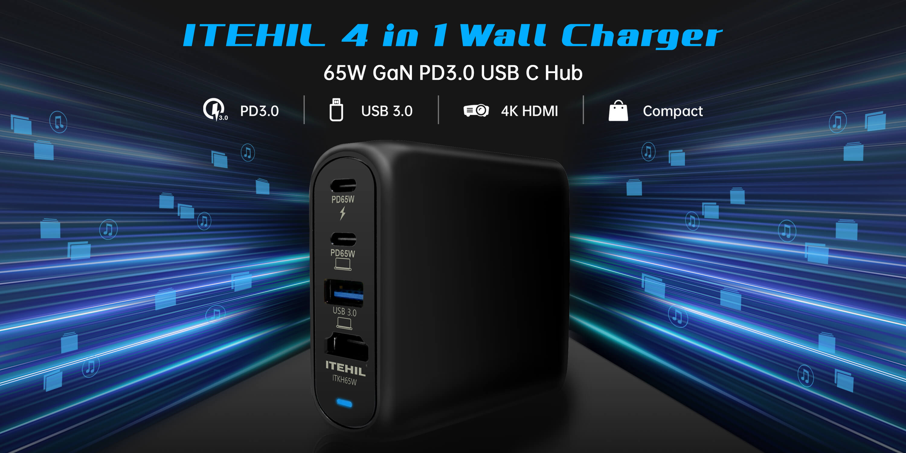 65W GaN Fast Charger