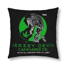 Load image into Gallery viewer, Waterproof Pillows with Jerzey Devil ™️ Cannabis Co. logo emblazoned on the front and back.
