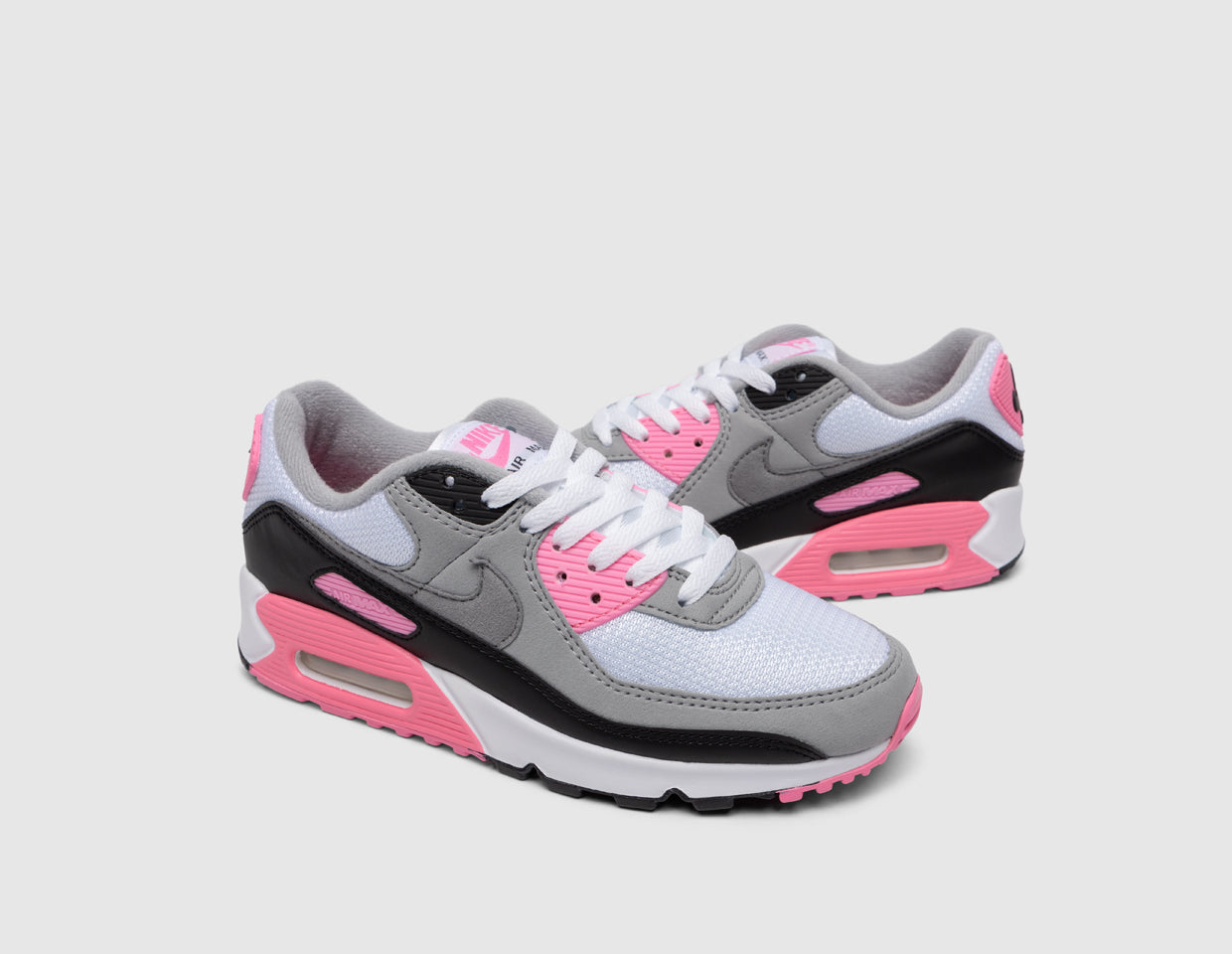 Nike Women's Air Max 90 White / Particle Grey - Rose