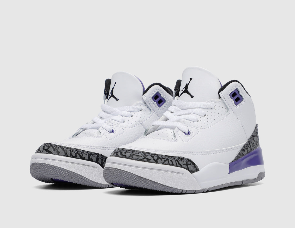 Jordan 3 Retro PS White / Black Iris - Cement Grey